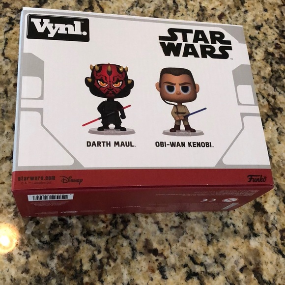 Vynl Star Wars Obi-Wan & Darth Maul Figures/New - Picture 3 of 5
